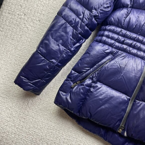 Columbia Down Puffer Quilted Jacket Winter Hooded Omni-Heat Purple Women's XS - Picture 3 of 16